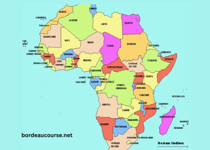 Carte DE L'afrique (1)